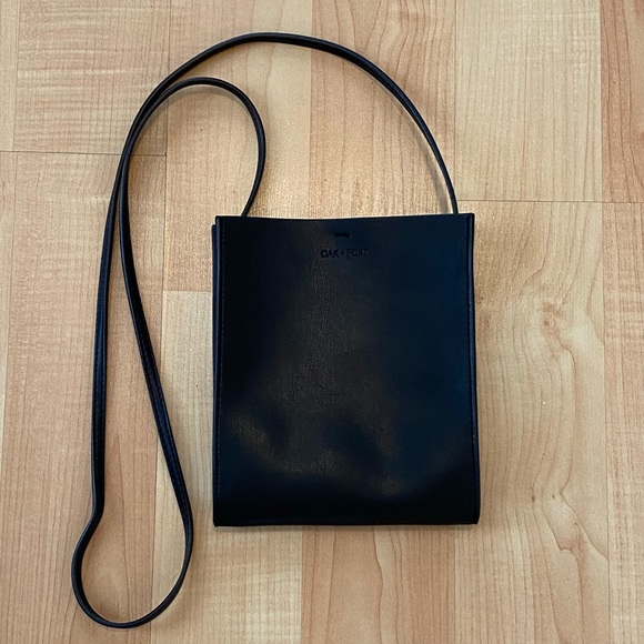 OAK + FORT Handbags - Oak & Fort Black Crossbody Pouch